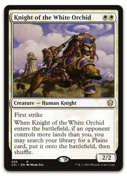 Knight of the White Orchid #95 (NM) Commander 2021 C21 Magic MTG - Image 1