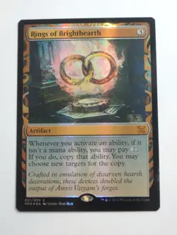 MtG - FOIL - Rings of Brighthearth - Kaladesh Inventions - (MPS) - LP - Image 1
