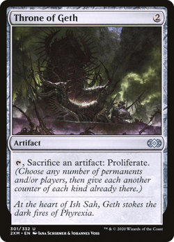 Throne of Geth #301 (Foil) (MP) Double Masters 2XM Magic MTG - Image 1