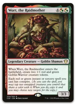 Wort, the Raidmother #234 (NM) Commander 2020 C20 Magic MTG - Image 1
