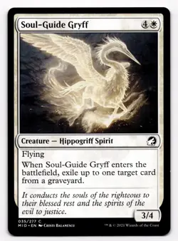 MTG Magic the Gathering Soul-Guide Gryff (35/277) Innistrad Midnight Hunt - Image 1