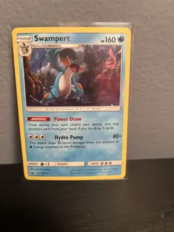 Pokemon TCG Swampert 35/168 SM Celestial Storm Deck Exclusives Holo Rare HP - Image 1