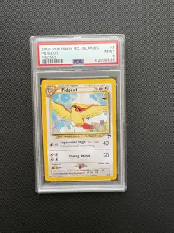Pidgeot PSA 9 Pokemon TCG Vintage Southern Island 2/18 Promo 2001 MINT Condition - Image 1