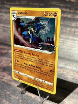 Pokemon TCG Brilliant Stars Promo Lucario SWSH186 NM - Image 3