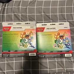 2x First Partner Illustration Collection Series 1 Promo Box Pokemon TCG - Image 3