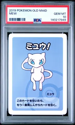2019 POKEMON OLD MAID MEW PSA 10 - Image 1
