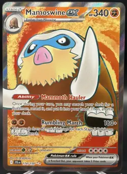 Mamoswine ex 174/159 - Journey Together - NM✨- Pokemon TCG - Image 1
