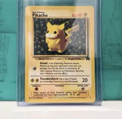 Pikachu - #1 WOTC Black Star Promo - Pokemon TCG - 1999 - Image 1