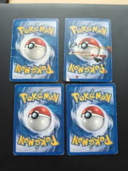 4x Vintage WOTC Pokemon Karten Sammlung | ITA + EN | Poor/Damaged | Selten - Image 2
