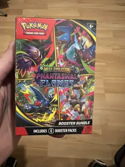 Pokemon TCG Mega Evolution Phantasmal Flames Booster Bundle Sealed - Image 4