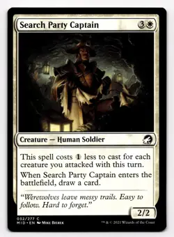 Search Party Captain Innistrad: Midnight Hunt MID 32 MTG Magic the Gathering - Image 1