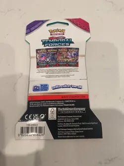 Pokemon TCG: Scarlet And Violet - Temporal Forces Sleeved Booster Pack - Image 3