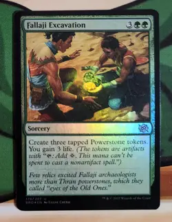 X 1 Fallaji Excavation NM FOIL BRO 178 MTG Magic The Gathering - Image 1
