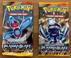 (2) Pokemon TCG B&W Plasma Blast Sealed Booster Packs (Genesect, Porygon-Z) - Image 1