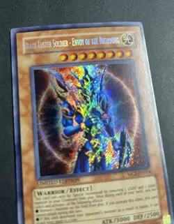 Yu-Gi-Oh! TCG Black Luster Soldier EOTB MC2-EN004 Vintage Secret Rare Holo 2004 - Image 3