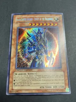 Yu-Gi-Oh! TCG Black Luster Soldier EOTB MC2-EN004 Vintage Secret Rare Holo 2004 - Image 5