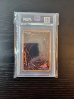 Yugioh 2001 Japanese Red Eyes Black Dragon P5-01 Ultra Parallel Rare PSA 5 - Image 2