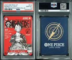 PSA 10 Monkey D Luffy ST21-014 ONE PIECE Magazine Promo Jump Japanese 2025 - Image 3