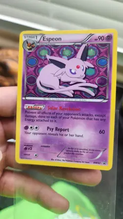 2013 Pokemon TCG Black & White Espeon BW92 Holo Trading Card Black Star Promo - Image 1