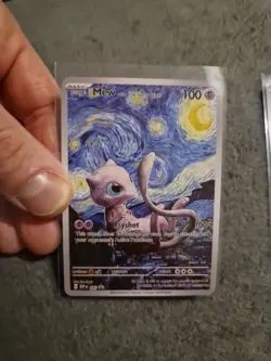 Mew Venusaur Clefairy Starry Night Art Card Bundle Display Set - Image 3