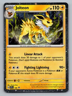 Jolteon - (Cosmos Holo) Rare SV: Scarlet & Violet Promo Cards 169 LP - Image 1