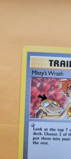Pokemon TCG Gym Heroes Trainer Card Misty's Wrath 114/132 - Image 4
