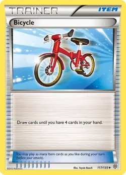 Bicycle 117/135 Plasma Storm Pokemon Card LP - Image 1