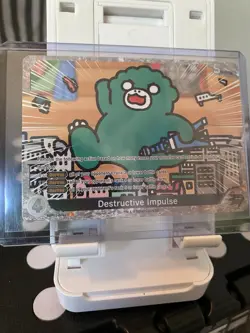 TOHO Godzilla Destructive Impulse Strategy Promo Godzilla Card Game EBP02-079+ - Image 1