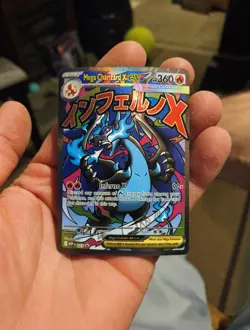Pokemon TCG Mega-Charizard x EX Black Star Promo 023 Holo Card NM - Image 1
