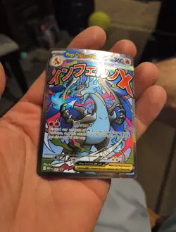 Pokemon TCG Mega-Charizard x EX Black Star Promo 023 Holo Card NM - Image 2