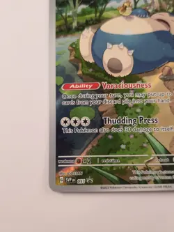Snorlax 051 Sv: Scarlet & Violet Black Star Promo Cards Holo NM Condition - Image 5