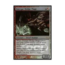 WOTC MtG WPN & Gateway Promos Duergar Hedge-Mage (P) (Foil) EX - Image 1