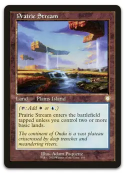 Prairie Stream (Retro Frame) #193 (NM) Brothers' War BRC Magic MTG - Image 1