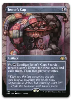 Jester's Cap (Borderless) #449 (NM) Dominaria Remastered DMR Magic MTG - Image 1