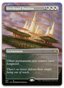 Privileged Position (Borderless) #385 (NM) Double Masters 2022 2X2 Magic MTG - Image 1