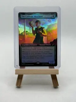 Magic The Gathering The Cabbage Merchant TLE Rare Green Foil Ext Art 0203!!!!!! - Image 1