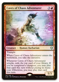 Caves of Chaos Adventurer #167 (Foil) (NM) Baldur's Gate CLB Magic MTG - Image 1