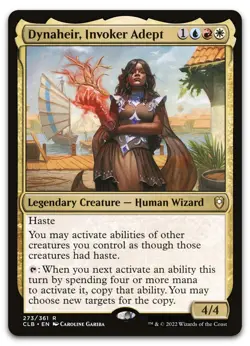 Dynaheir, Invoker Adept #273 (NM) Baldur's Gate CLB Magic MTG - Image 1
