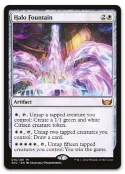 Halo Fountain #15 (NM) Streets New Capenna SNC Magic MTG - Image 1