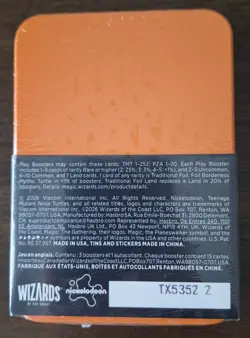 Magic: The Gathering Teenage Mutant Ninja Turtles Tin [Mike] Box 3 Boosters - Image 2