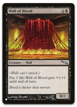 Wall of Blood #82/306 (NM) List Reprints LIST LIST Magic MTG - Image 1