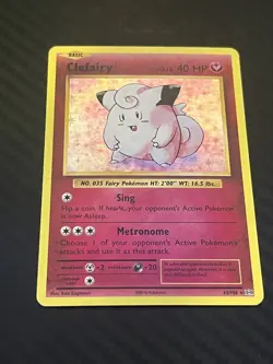 Pokemon TCG Clefairy Evolutions 63/108 Holo Holo Rare 2016 Lightly Played - Image 1