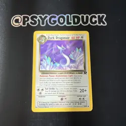 Pokemon TCG Dark Dragonair Team Rocket 33/82 Regular LP A14 - Image 1