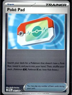 Poke Pad 081/088 Uncommon ME03: Perfect Order Reverse Holo Pokemon TCG - NM - Image 1