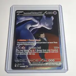 Pokemon TCG Team Rocket's Mewtwo EX SIR 281/217 NM Ascended Heroes - Image 1