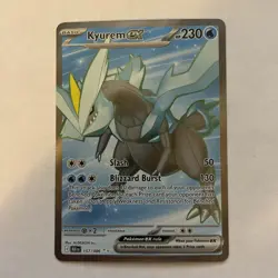 Kyurem EX 157/086 SV: Black Bolt & White Flare Ultra Rare Full Art 2025 NM - Image 1