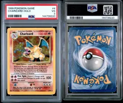 Pokemon Charizard 4/102 Base Set Holo Rare 1999 PSA 3 - Image 3
