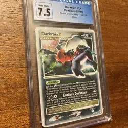 POKEMON GREAT ENCOUNTERS DARKRAI LV X #104 ULTRA RARE CGC 7.5 Near Mint - Image 2