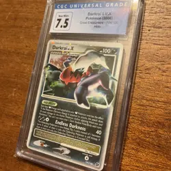 POKEMON GREAT ENCOUNTERS DARKRAI LV X #104 ULTRA RARE CGC 7.5 Near Mint - Image 3