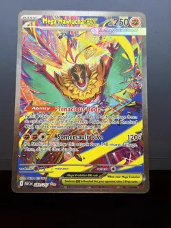 Mega Hawlucha EX SIR 283/217 Ascended Heroes Special Illustration Rare Pokemon - Image 1